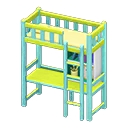 Loft Bed With Desk Animal Crossing New Horizons | ACNH Critter - ACNHMALL