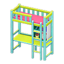 Loft Bed With Desk Animal Crossing New Horizons | ACNH Critter - ACNHMALL