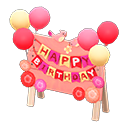 Birthday Sign Animal Crossing New Horizons | ACNH Critter - ACNHMALL