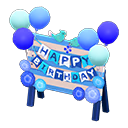 Birthday Sign Animal Crossing New Horizons | ACNH Critter - ACNHMALL