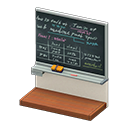 Right Chalkboard Section Animal Crossing New Horizons | ACNH Critter - ACNHMALL