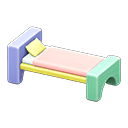 Wooden-Block Bed Animal Crossing New Horizons | ACNH Critter - ACNHMALL
