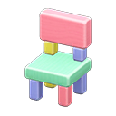 Wooden-Block Chair Animal Crossing New Horizons | ACNH Critter - ACNHMALL