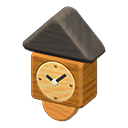 Wooden-Block Wall Clock