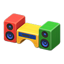 Wooden-Block Stereo Animal Crossing New Horizons | ACNH Critter - ACNHMALL