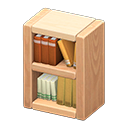 Wooden-Block Bookshelf Animal Crossing New Horizons | ACNH Critter - ACNHMALL