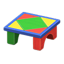 Wooden-Block Table Animal Crossing New Horizons | ACNH Critter - ACNHMALL