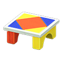 Wooden-Block Table Animal Crossing New Horizons | ACNH Critter - ACNHMALL