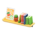Wall-Mounted Bookshelf In Animal Crossing New Horizons - ACNHMALL