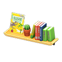 Wall-Mounted Bookshelf In Animal Crossing New Horizons - ACNHMALL