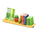Wall-Mounted Bookshelf In Animal Crossing New Horizons - ACNHMALL