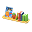 Wall-Mounted Bookshelf In Animal Crossing New Horizons - ACNHMALL