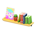 Wall-Mounted Bookshelf In Animal Crossing New Horizons - ACNHMALL
