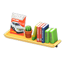 Wall-Mounted Bookshelf In Animal Crossing New Horizons - ACNHMALL
