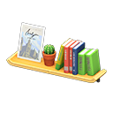 Wall-Mounted Bookshelf In Animal Crossing New Horizons - ACNHMALL