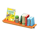 Wall-Mounted Bookshelf In Animal Crossing New Horizons - ACNHMALL
