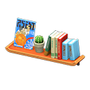 Wall-Mounted Bookshelf In Animal Crossing New Horizons - ACNHMALL