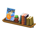 Wall-Mounted Bookshelf In Animal Crossing New Horizons - ACNHMALL