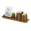 Wall-Mounted Bookshelf In Animal Crossing New Horizons - ACNHMALL
