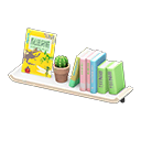 Wall-Mounted Bookshelf In Animal Crossing New Horizons - ACNHMALL