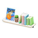 Wall-Mounted Bookshelf In Animal Crossing New Horizons - ACNHMALL