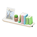 Wall-Mounted Bookshelf In Animal Crossing New Horizons - ACNHMALL