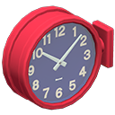 Double-Sided Wall Clock
