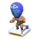Throwback Wrestling Figure Animal Crossing New Horizons | ACNH Critter - ACNHMALL