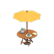 Natural wood x Yellow