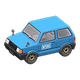 Blue x White text Blue x White text