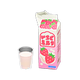 Strawberry-flavored milk x NA Strawberry-flavored milk x NA