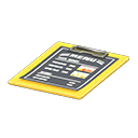 Clipboard Animal Crossing New Horizons | ACNH Critter - ACNHMALL