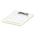 Clipboard Animal Crossing New Horizons | ACNH Critter - ACNHMALL