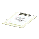 Clipboard Animal Crossing New Horizons | ACNH Critter - ACNHMALL