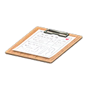 Clipboard Animal Crossing New Horizons | ACNH Critter - ACNHMALL