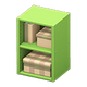 Green x Checkered beige