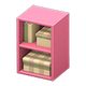 Pink x Checkered beige