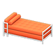 White x Orange White x Orange
