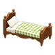 Dark brown x Green gingham