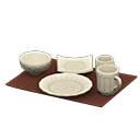 Unglazed Dish Set Animal Crossing New Horizons | ACNH Critter - ACNHMALL