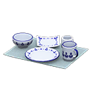 Unglazed Dish Set Animal Crossing New Horizons | ACNH Critter - ACNHMALL