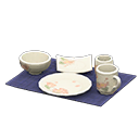 Unglazed Dish Set Animal Crossing New Horizons | ACNH Critter - ACNHMALL