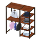 Dark wood x Cute clothes