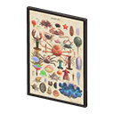 Framed Sea-Creature Poster