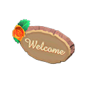 Timber Doorplate