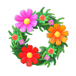 Pretty Cosmos Wreath DIY Recipe