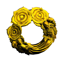 Gold Rose Wreath DIY