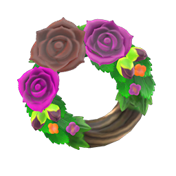 Dark Rose Wreath DIY