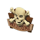 Skull Doorplate