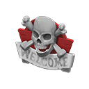 Skull Doorplate